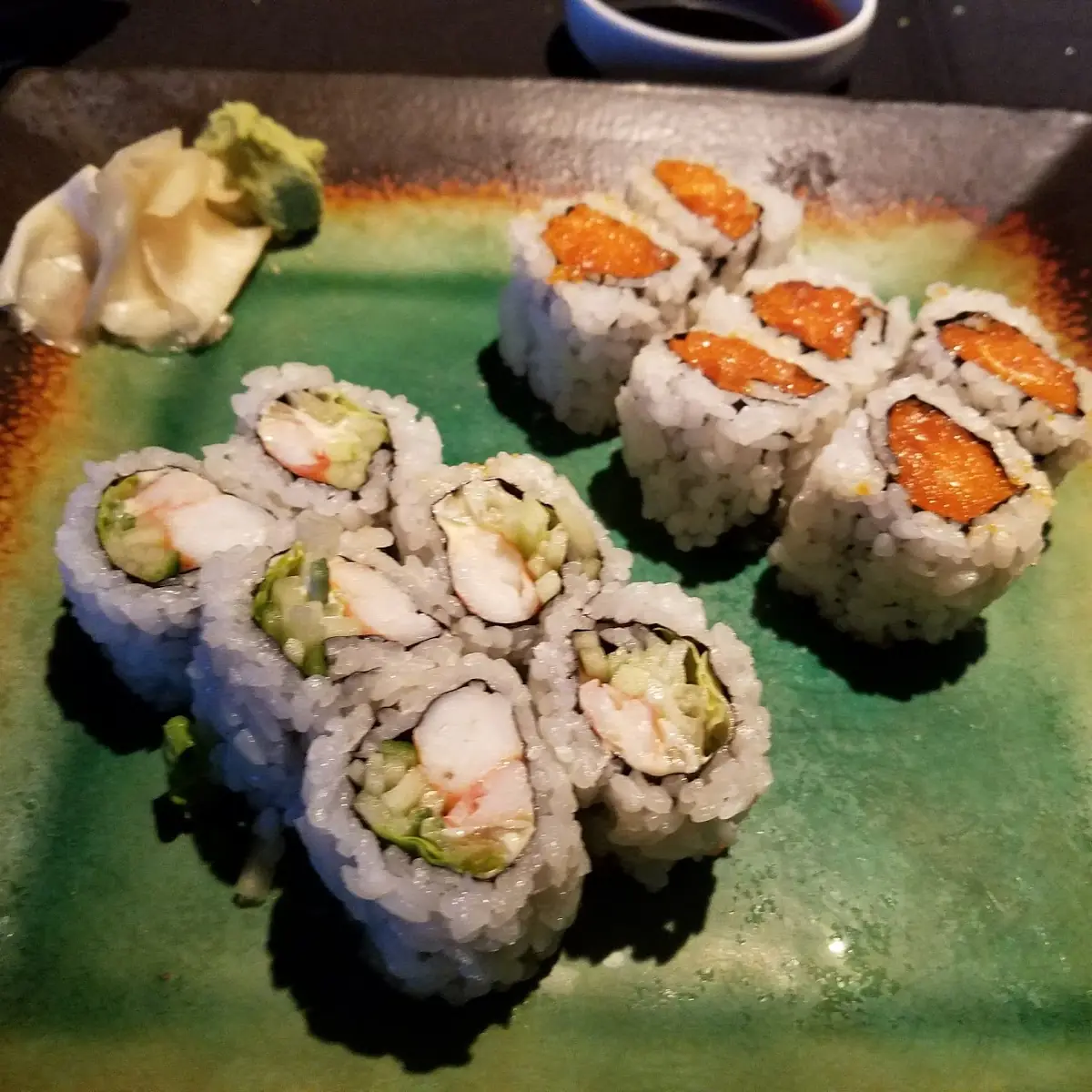 Boston and Spicy Salmon Roll
