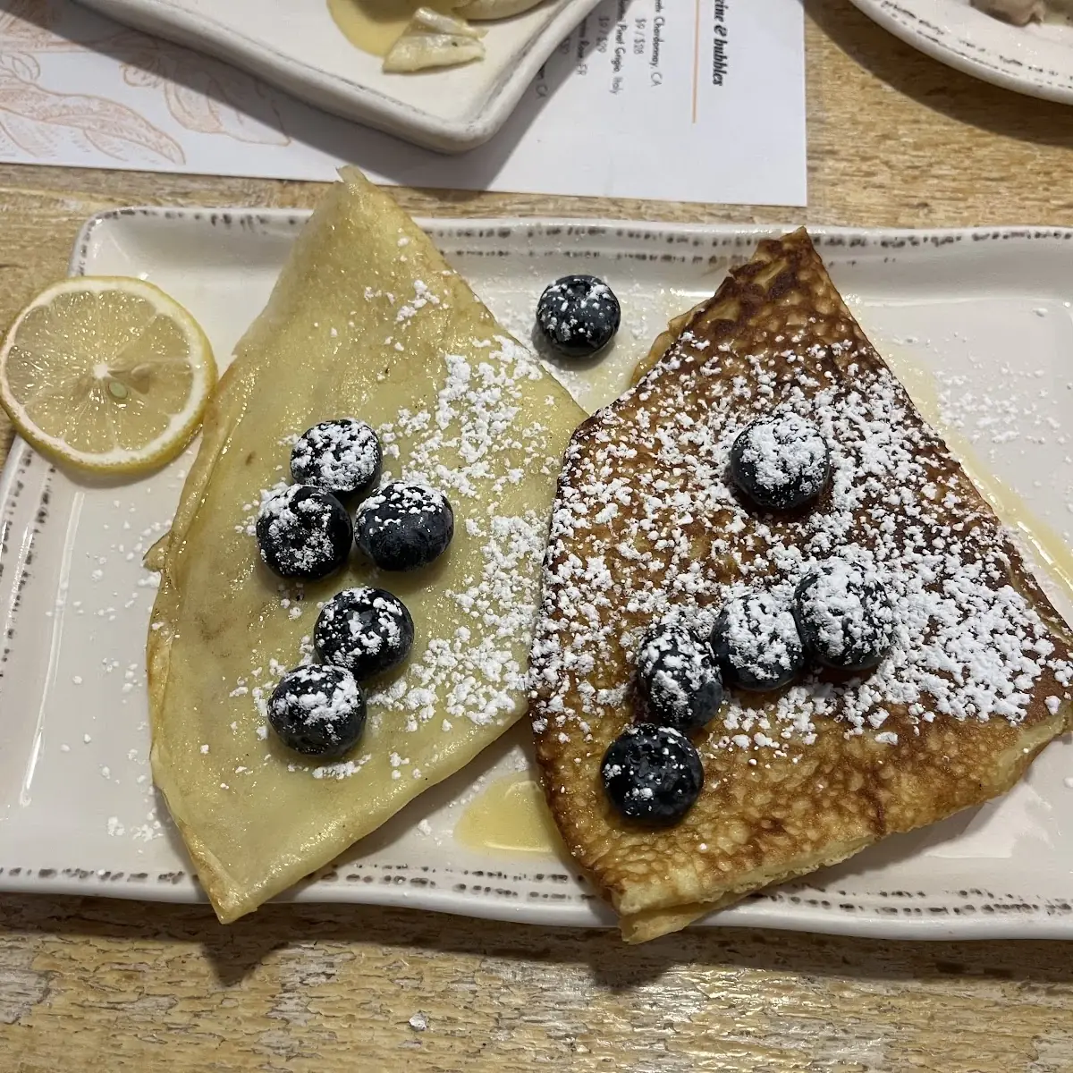 Lemon Curd Crepes