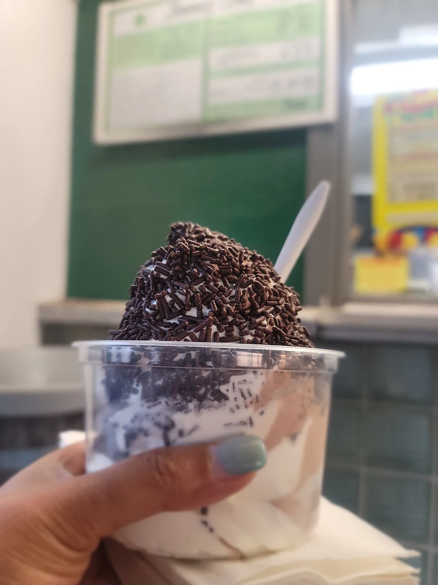 Vanilla Chocolate Ice Cream with Chocolate Jimmies