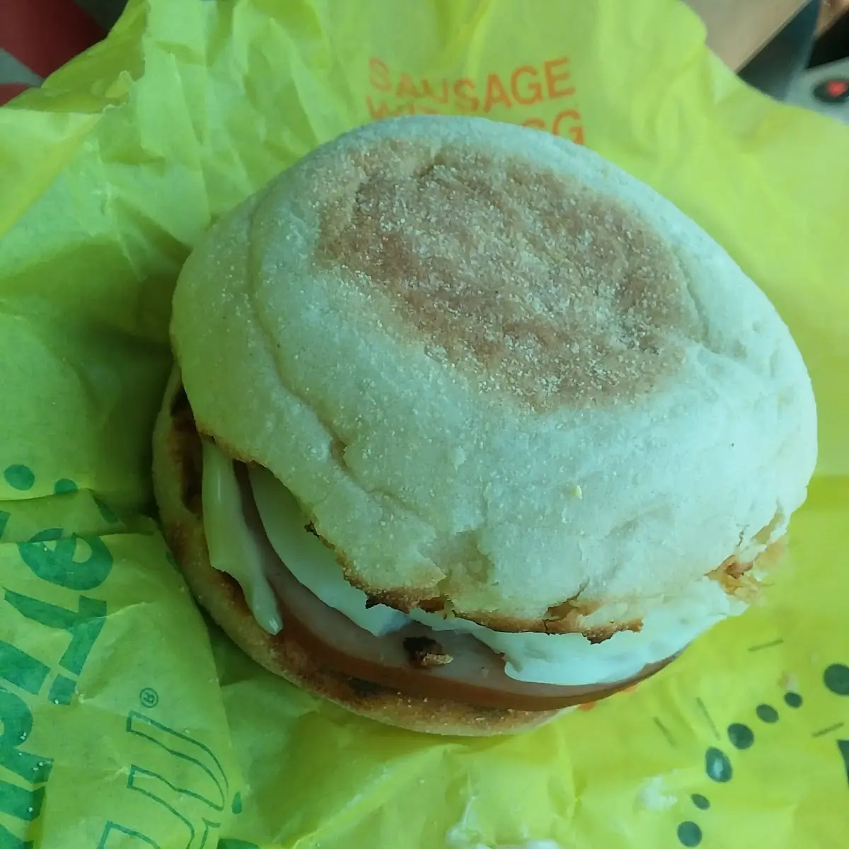 Sausage Egg and Cheese Mcmuffin