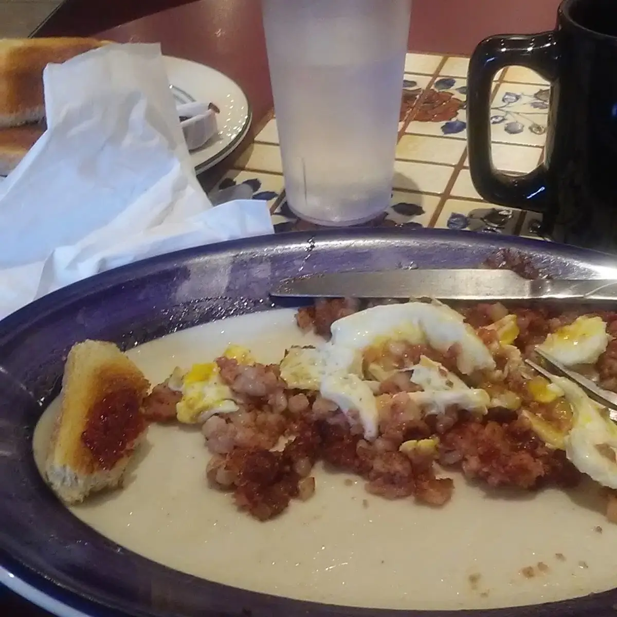 Corned Beef Hash and Eggs over Easy