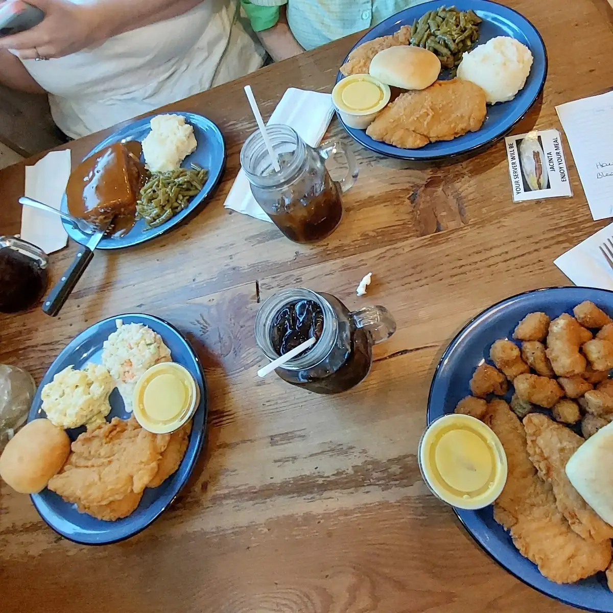 Chicken Tenders and Roast Beef Sandwich