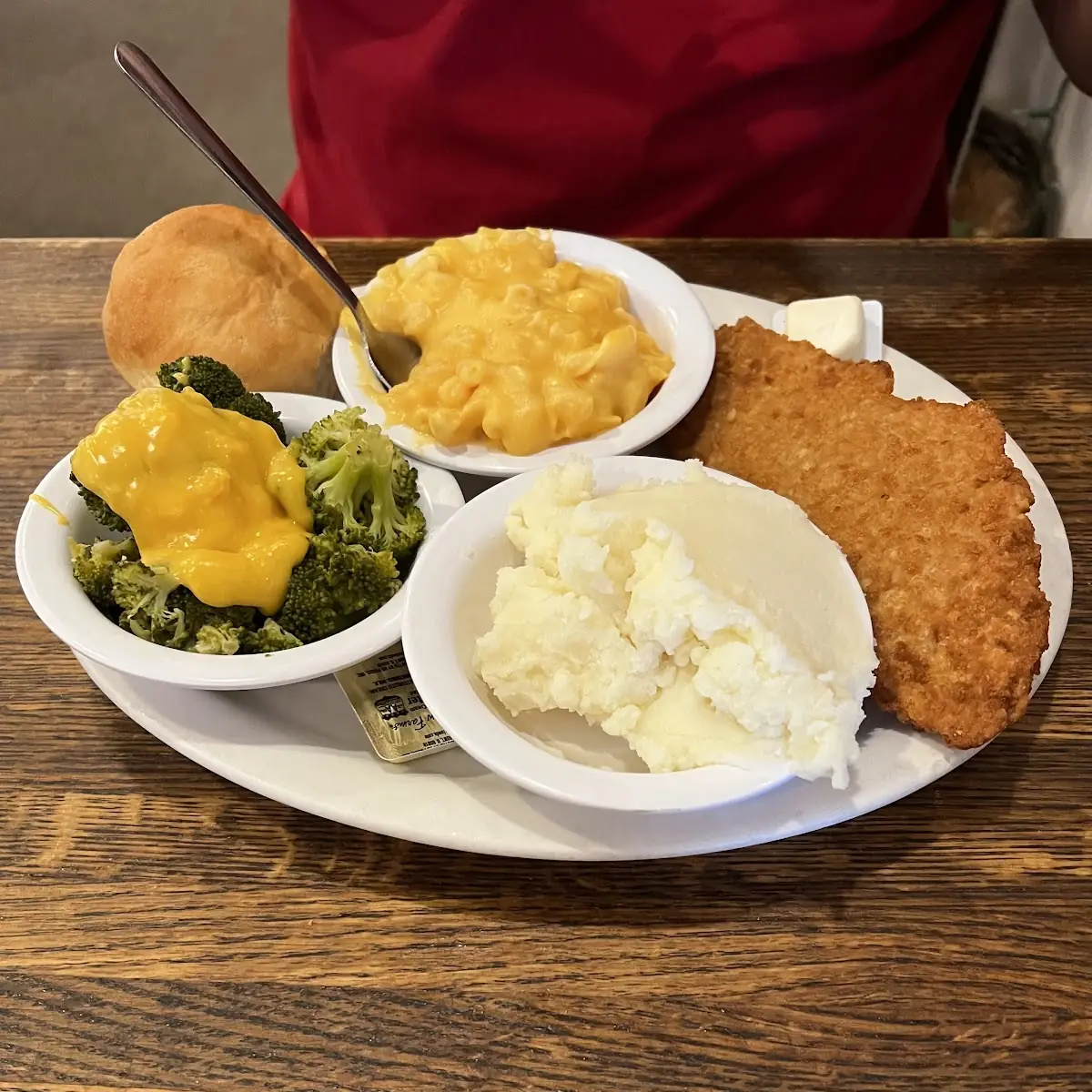 Flounder with Mashed Potatoes