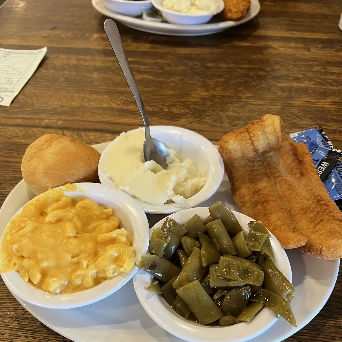 Green Beans and Mashed Potatoes