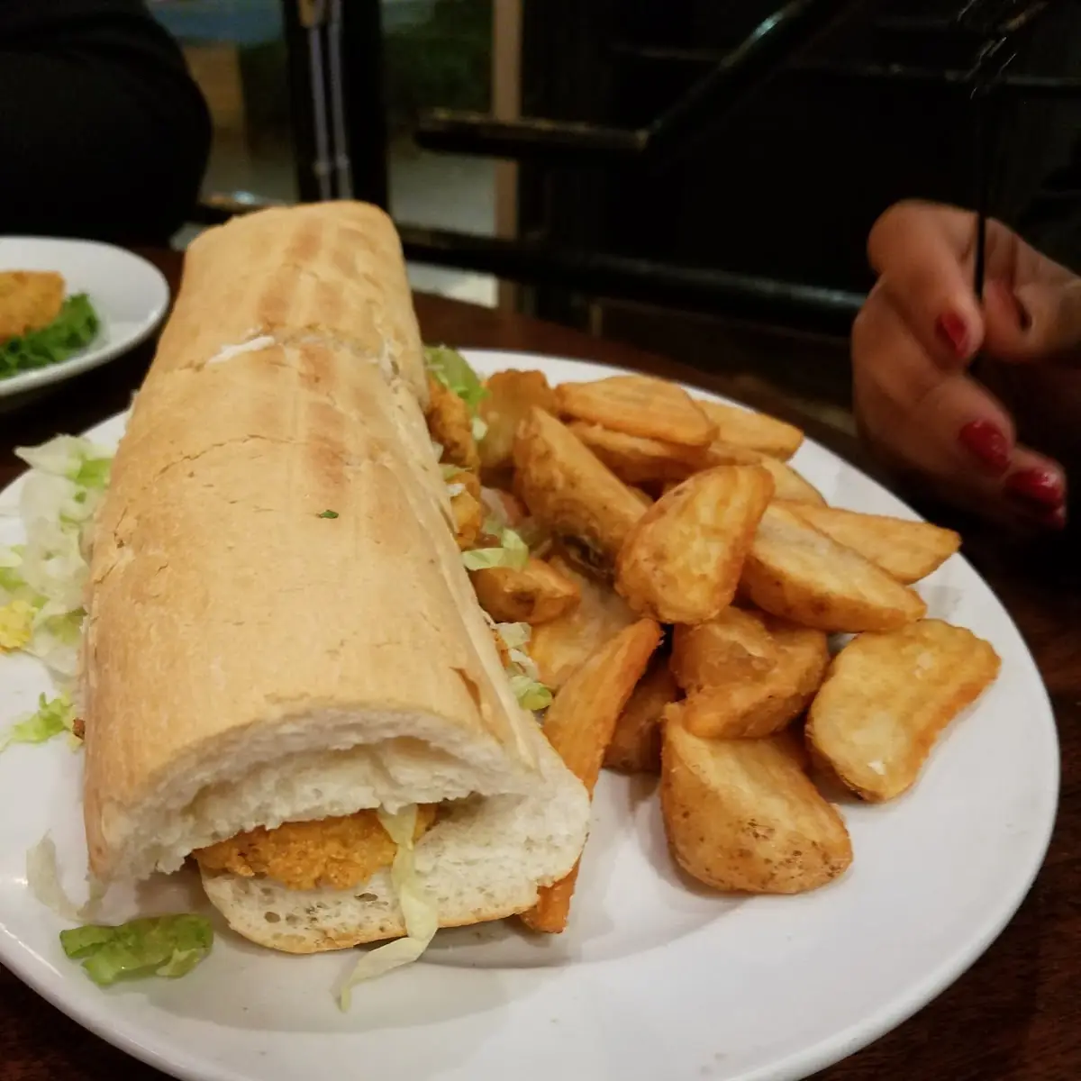 Shrimp PO Boy Sandwich