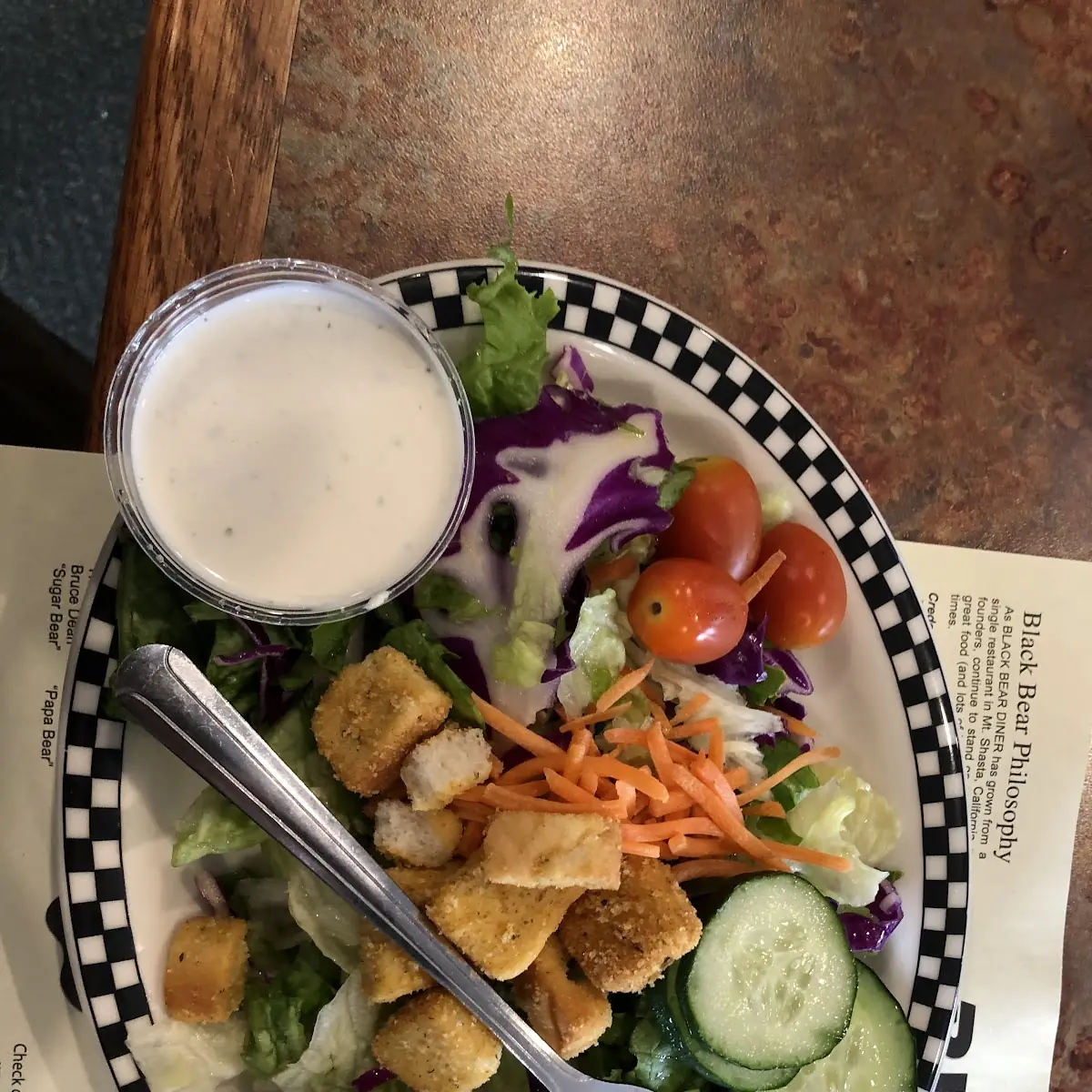 House Salad with Blue Cheese