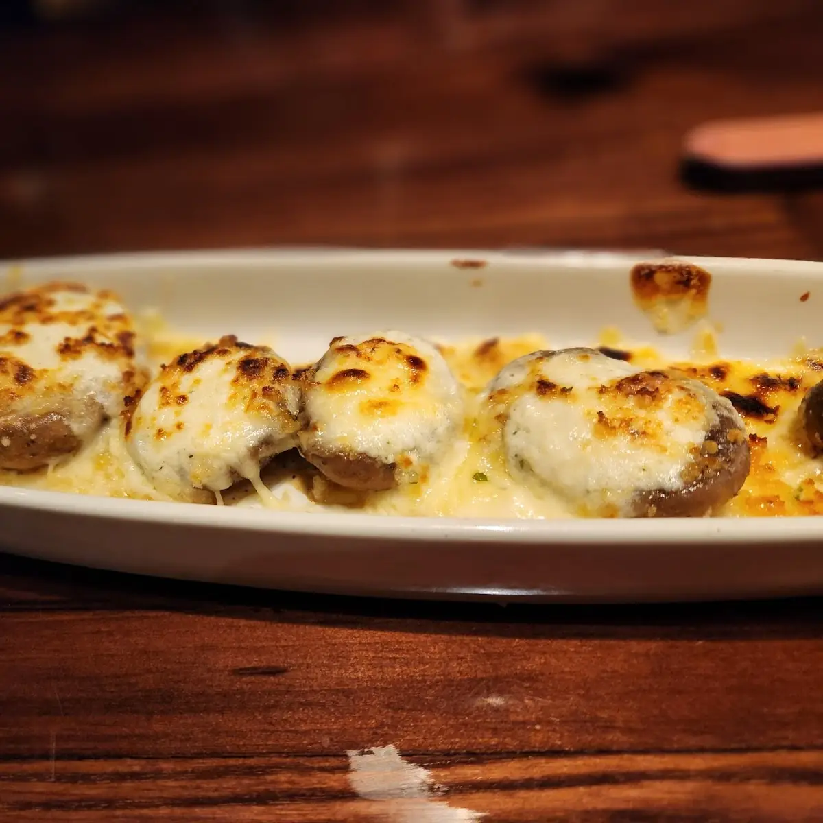 White Cheddar Stuffed Mushrooms
