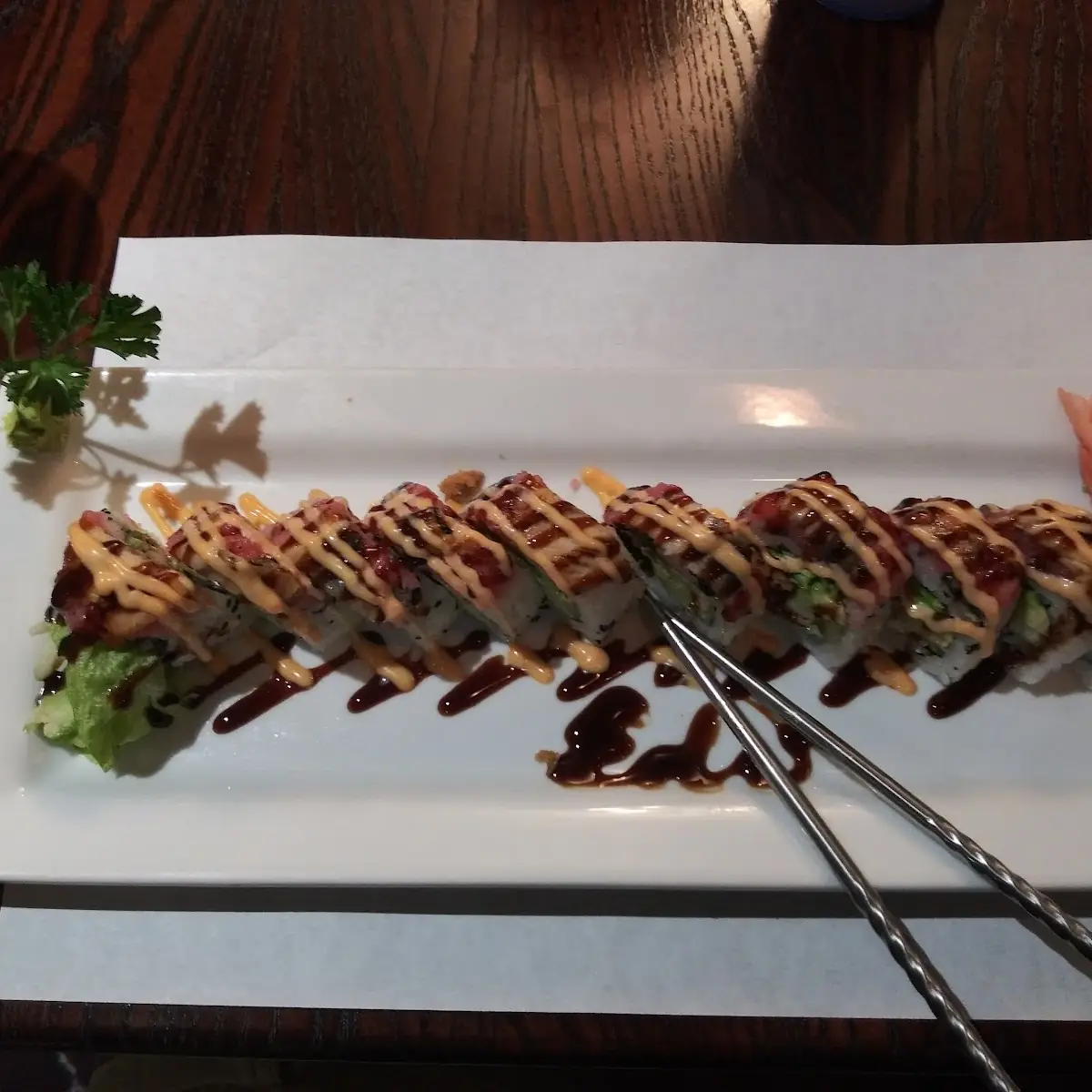 Spider Roll with Eel
