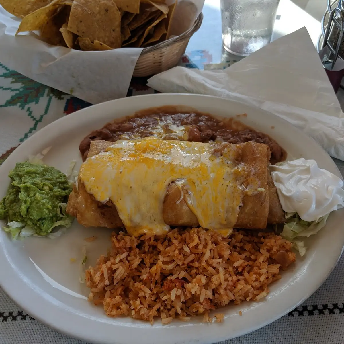Beef Burrito & Taco