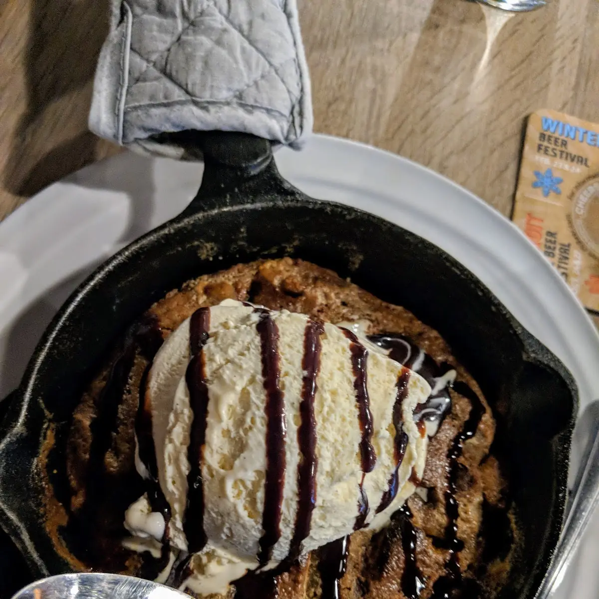 Skillet Peanut Butter Cookie