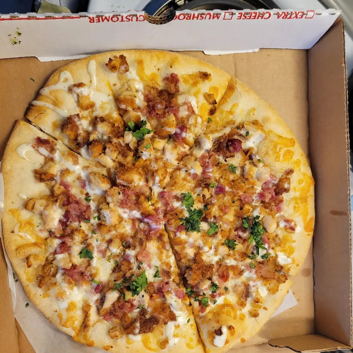 Chicken Bacon & Ranch Pizza