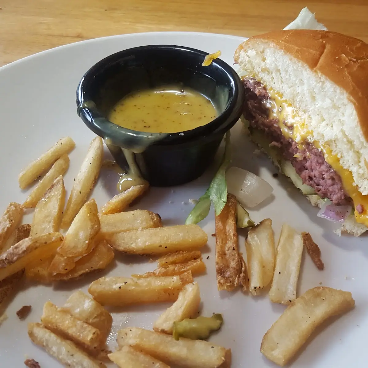 American Burger Platter