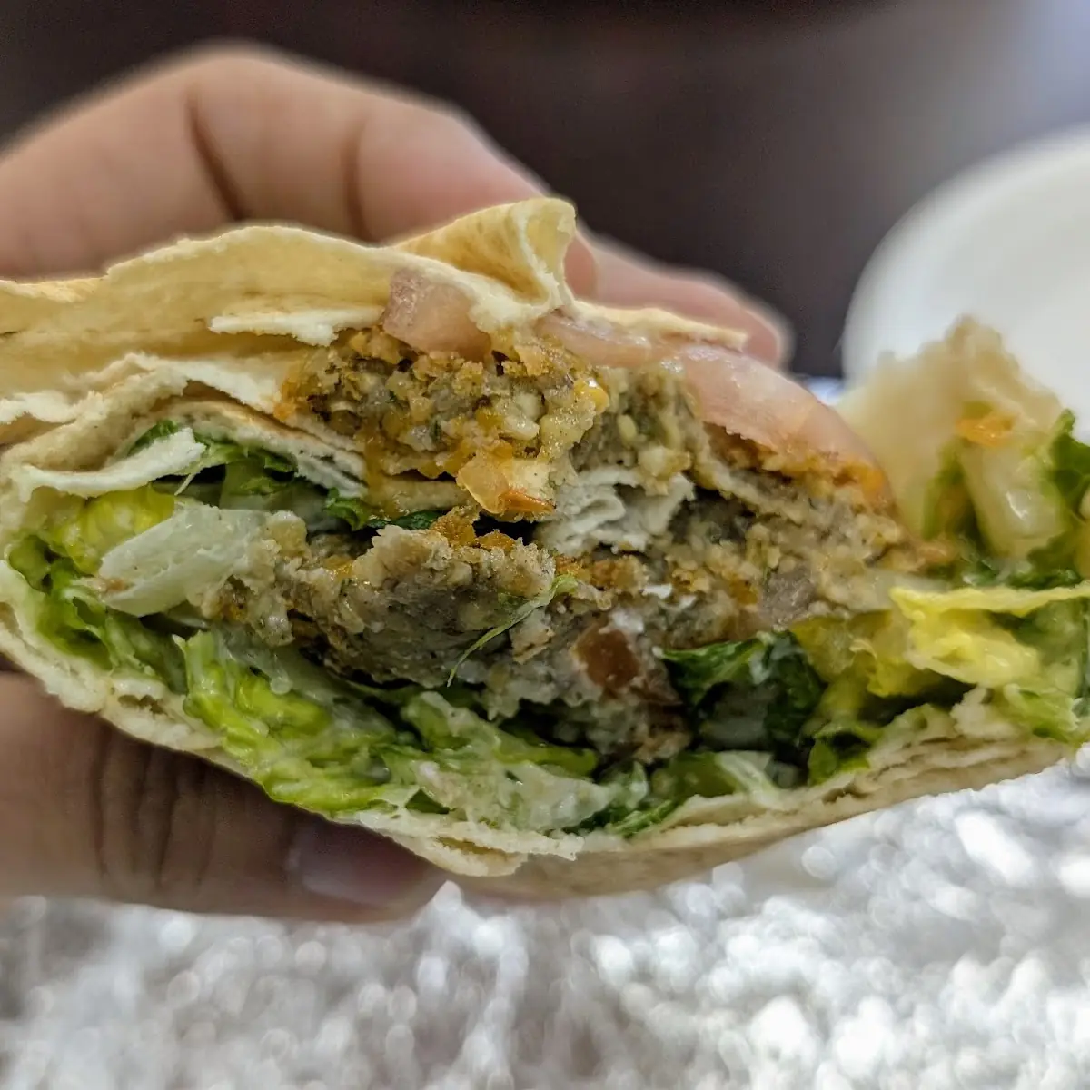 Falafel Wrap Sandwich