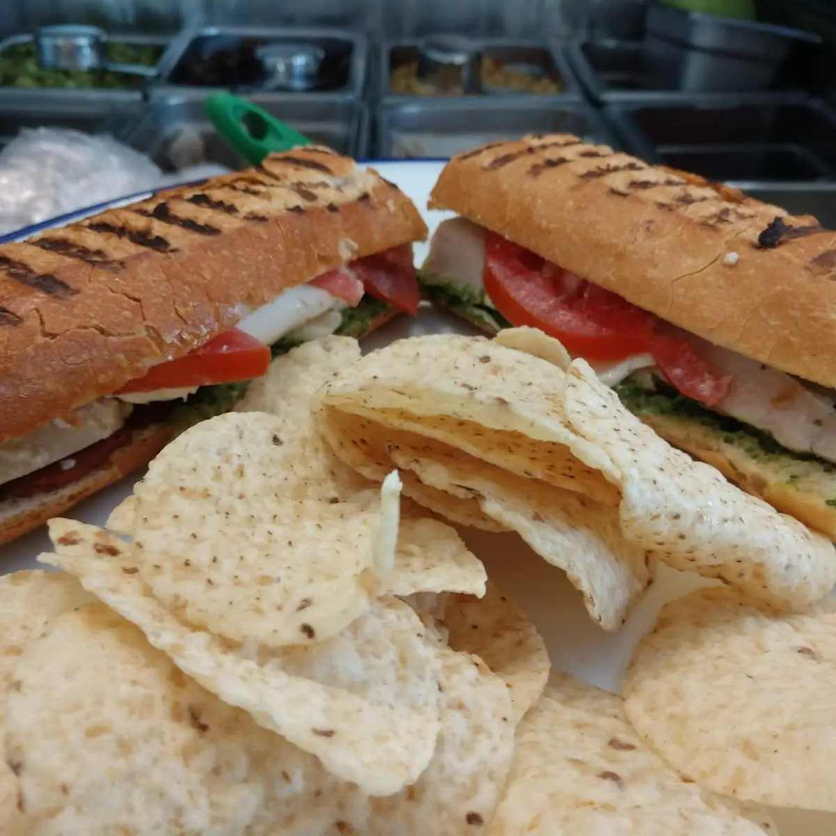 Pesto Chicken Panini