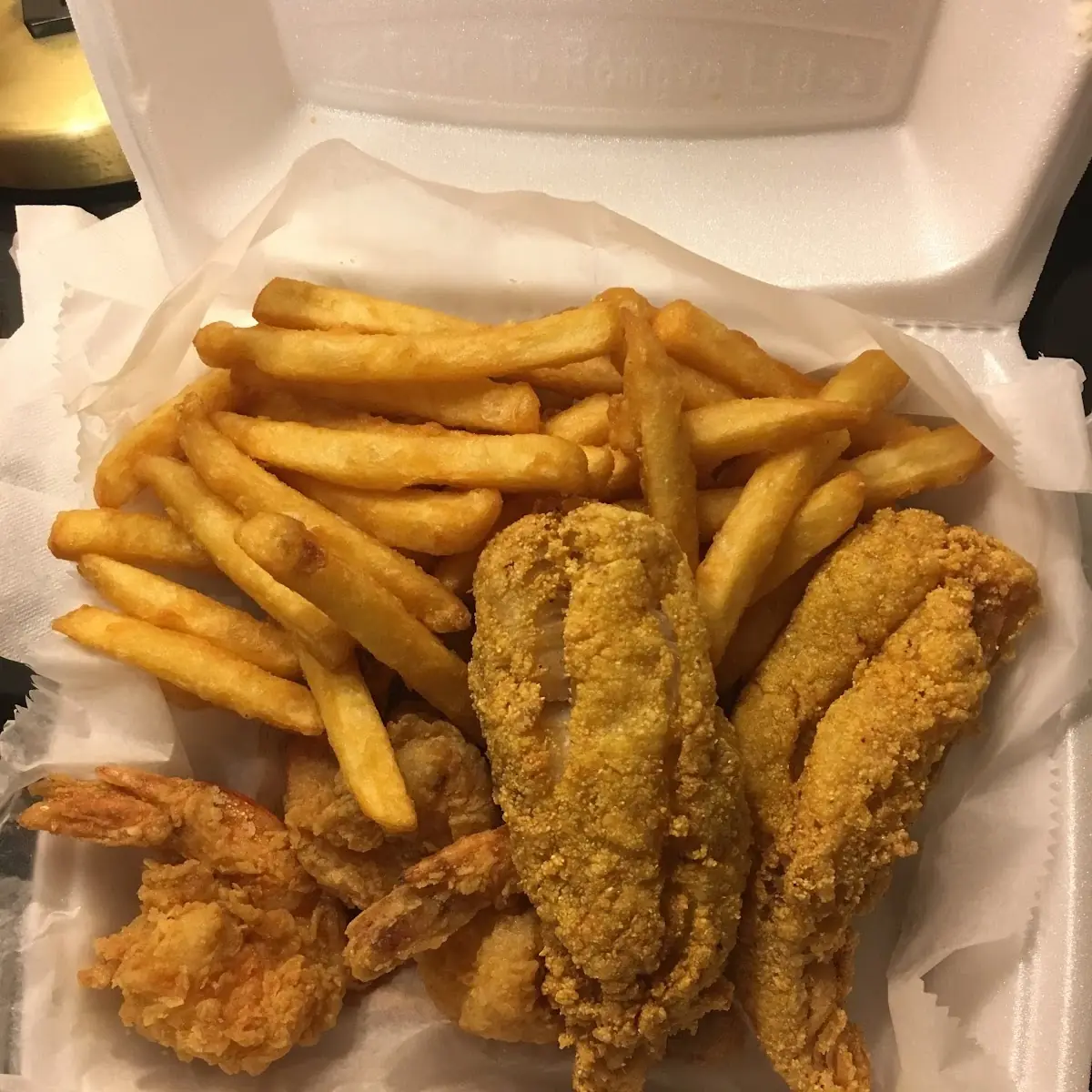 Fried Perch and Catfish Fillet