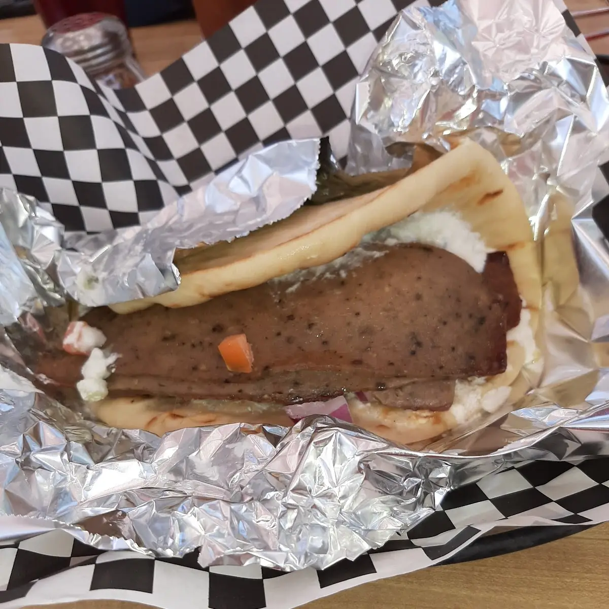 Beef Gyro Topped