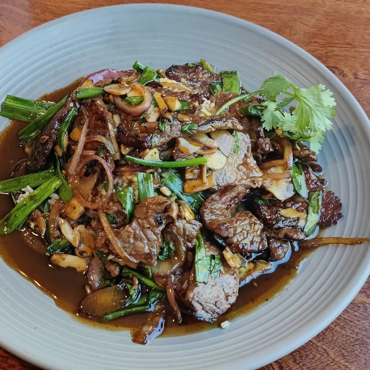 Mongolian Beef with Fried Rice