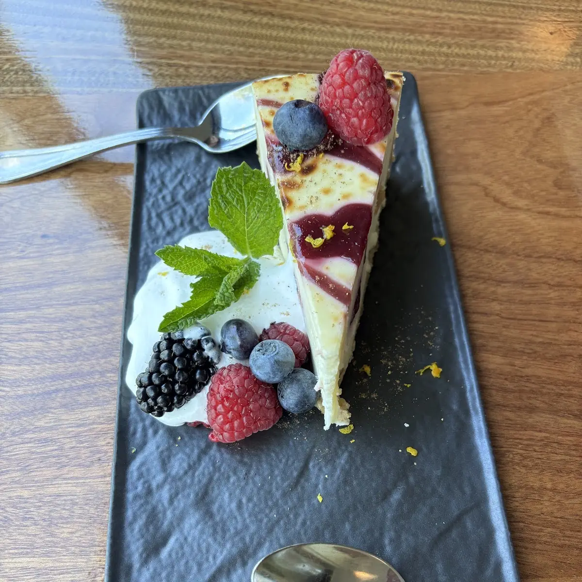 White Chocolate Raspberry Cheesecake