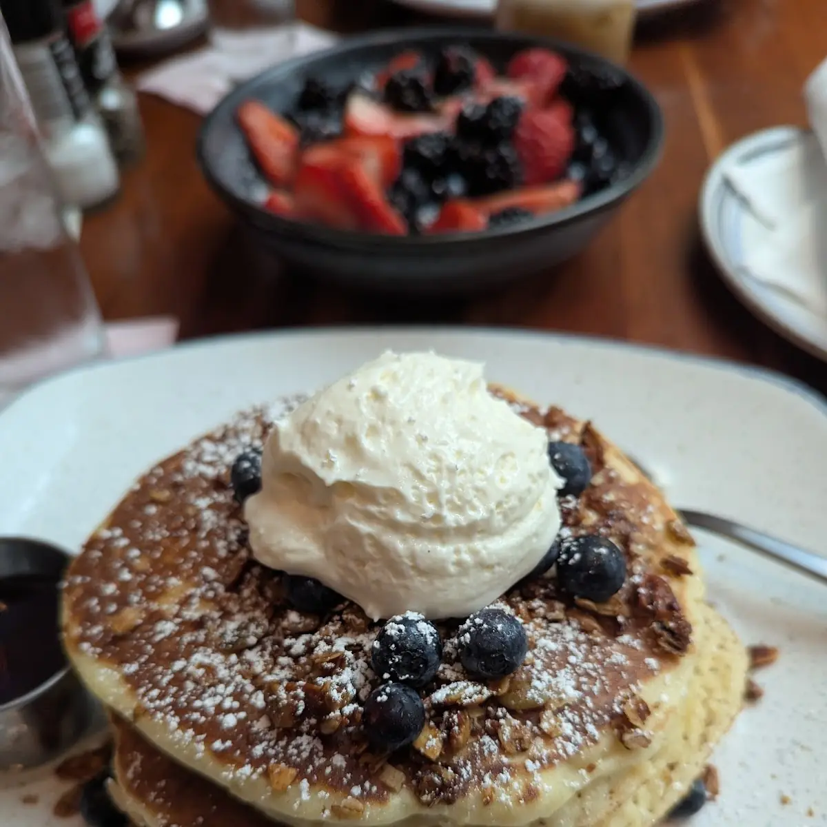 Fluffy Blueberry Pancakes