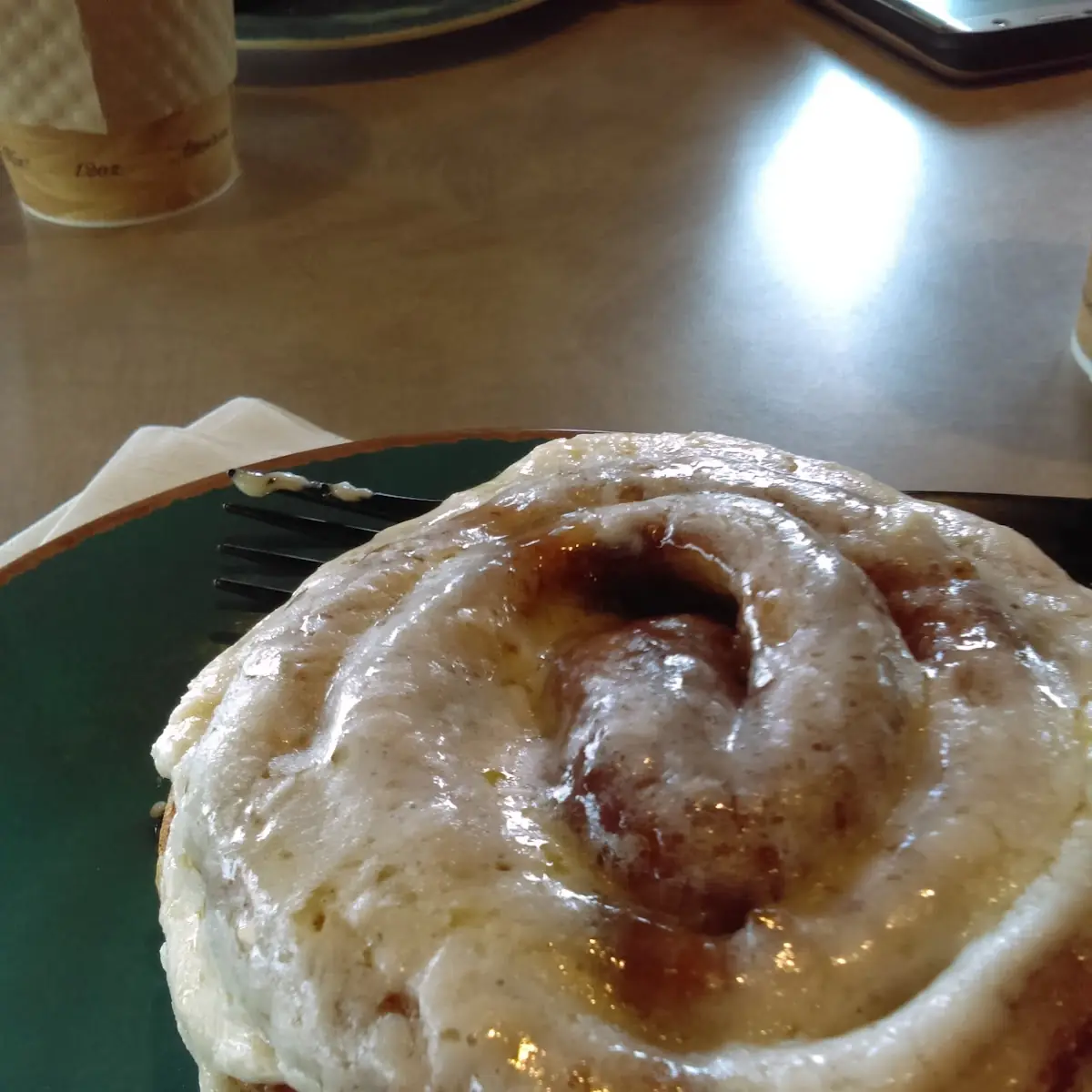 Frosted Cinnamon Roll