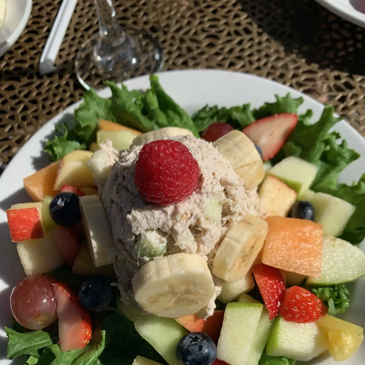 Chicken Salad and Fruit