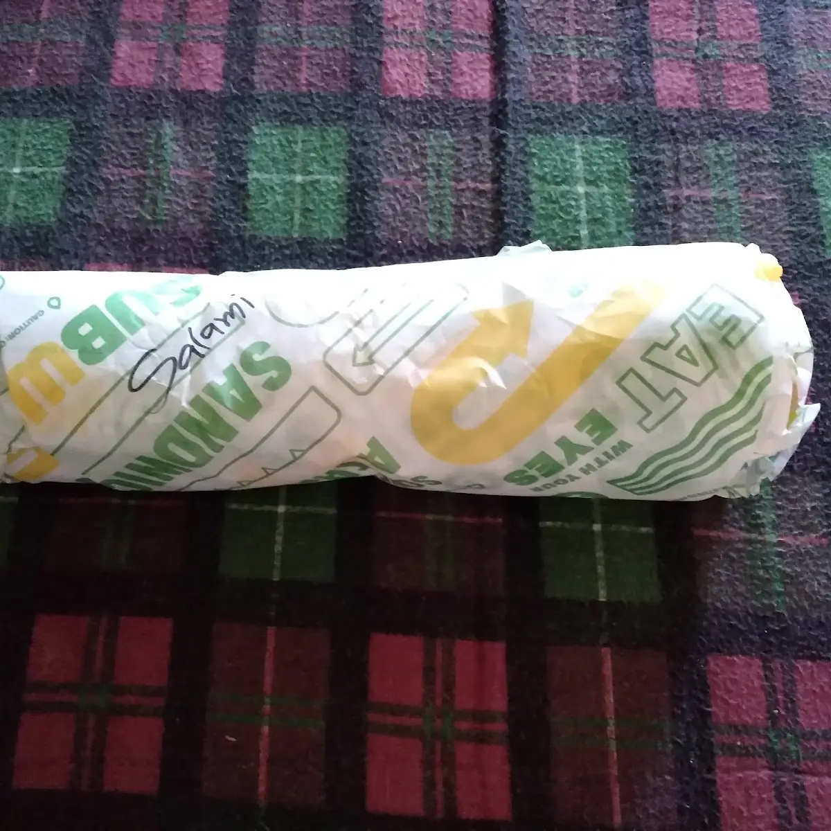 Salami Sandwich Wrapped