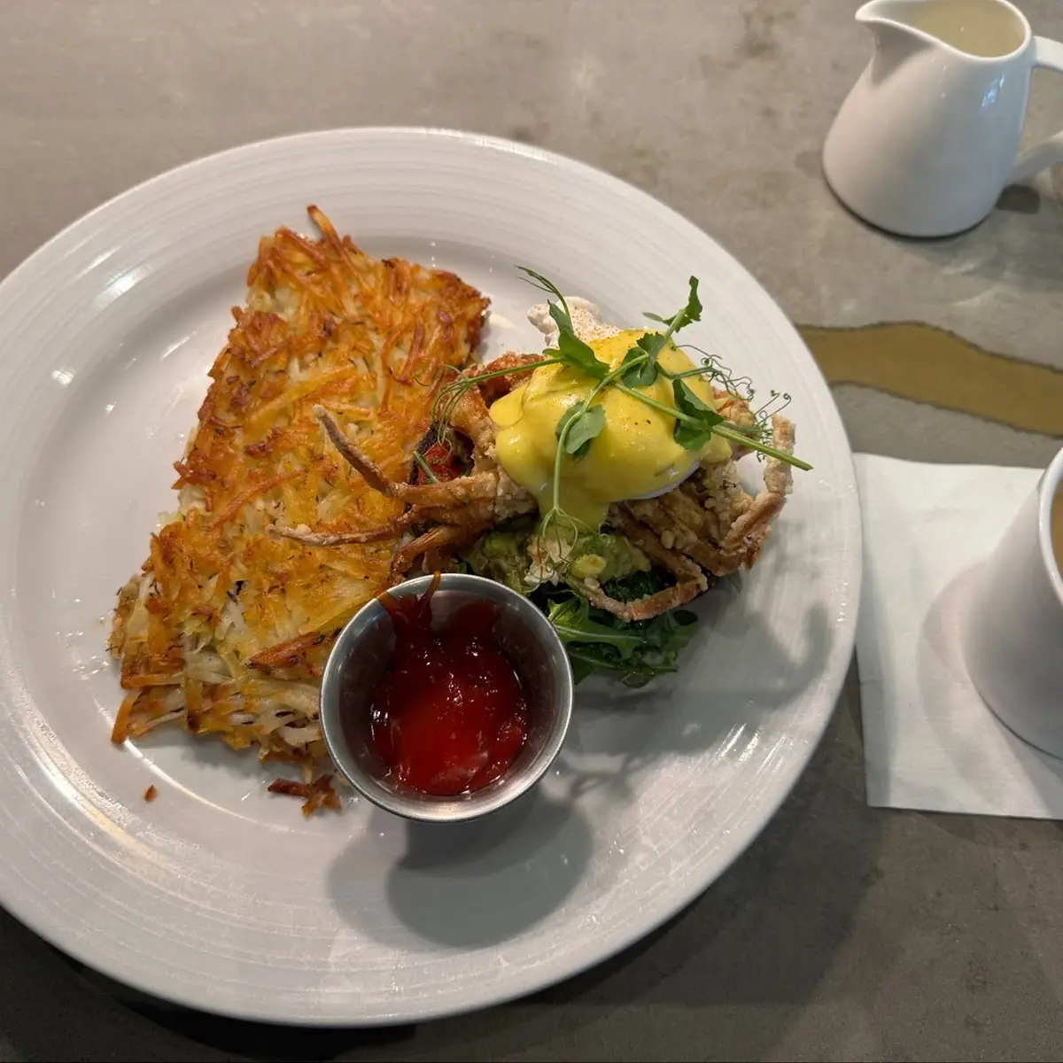 Soft Shell Crab Benedict