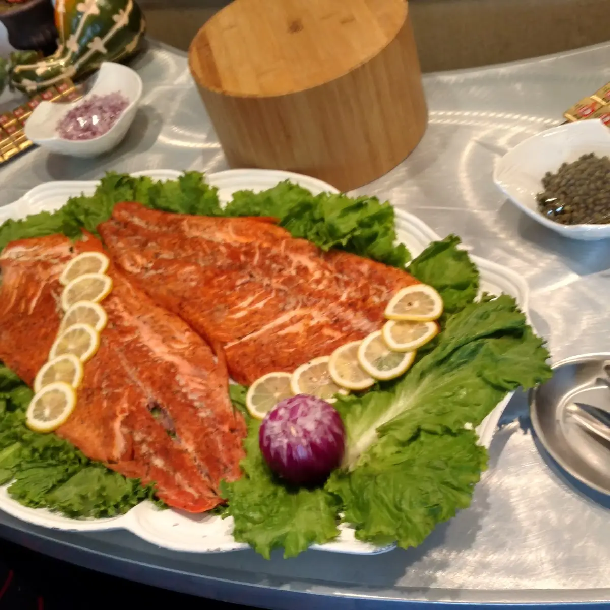 Smoked Salmon and Capers