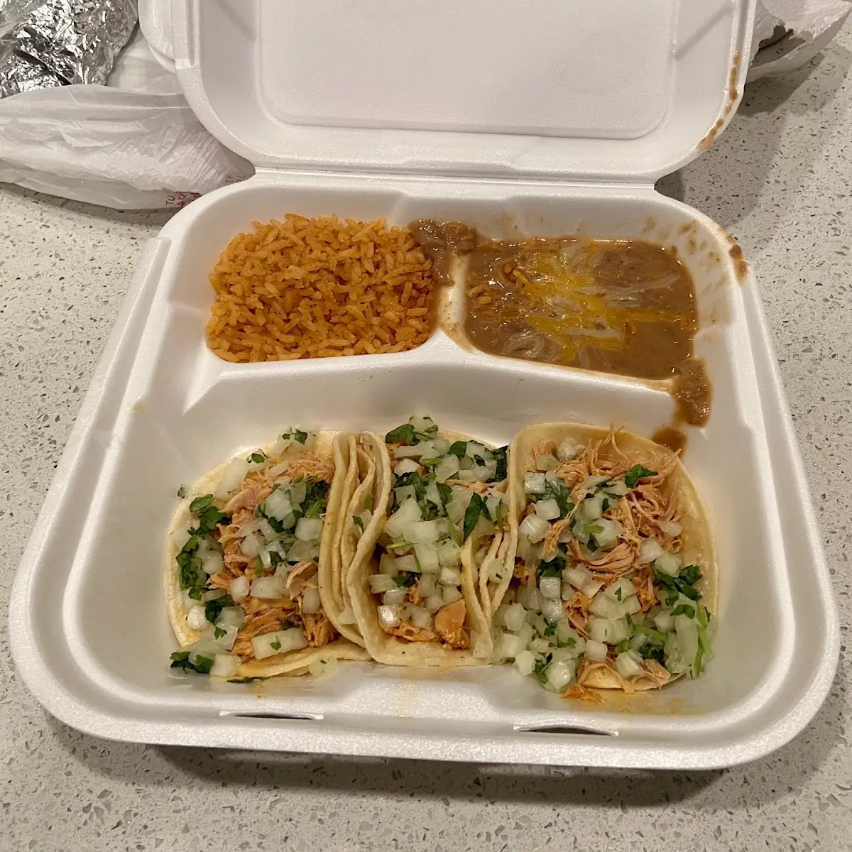 Chicken Taco Plate
