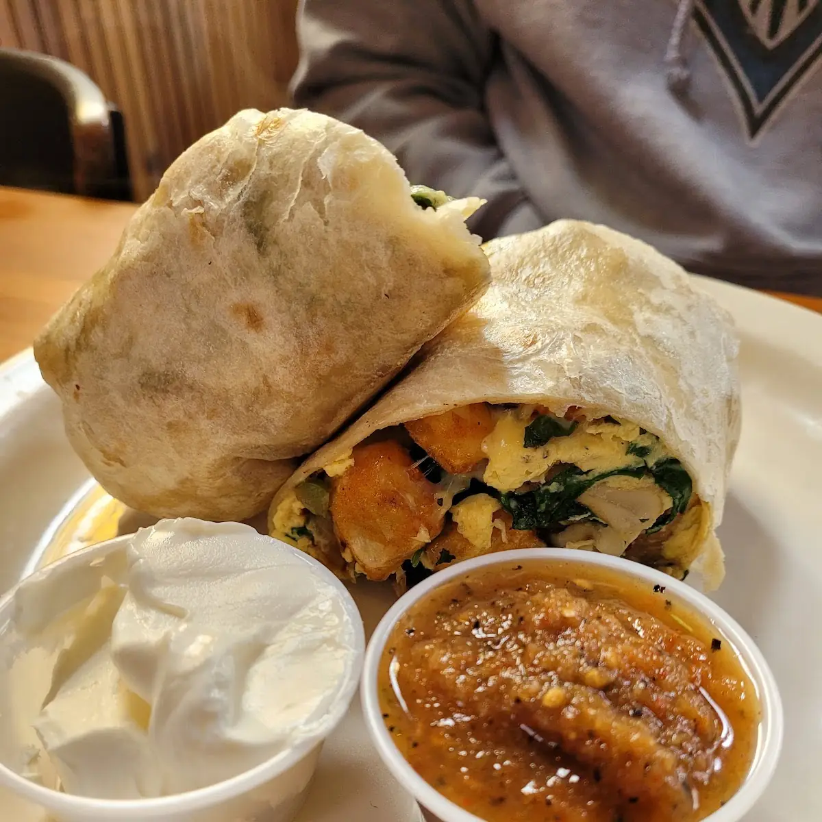 Chili Relleno Breakfast Burrito
