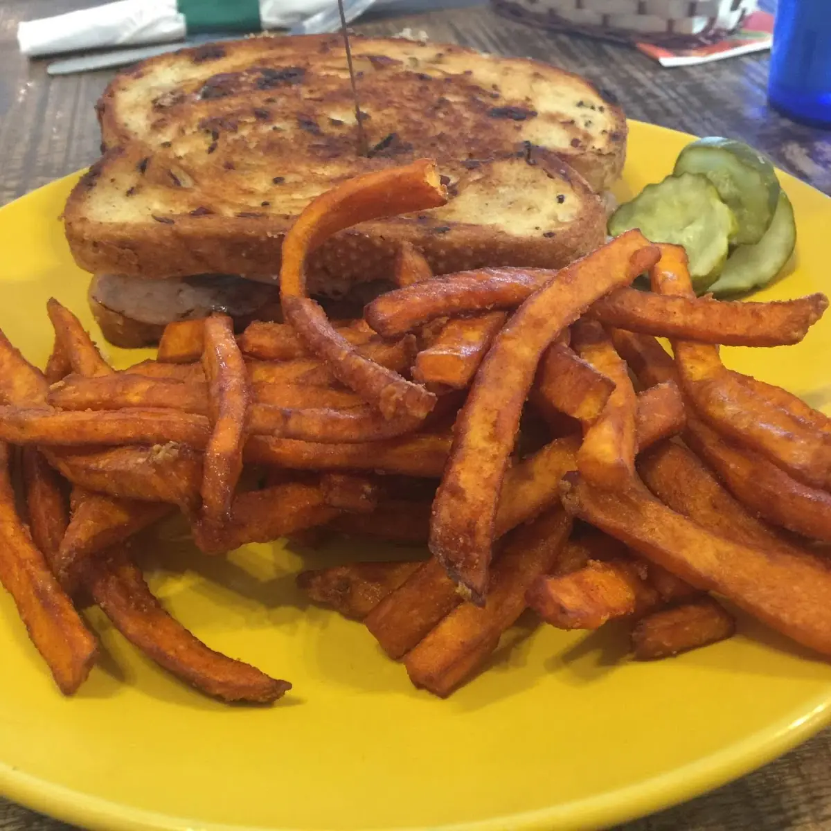 Hot Turkey Sandwich with Cranberry Wild Rice Bread Served