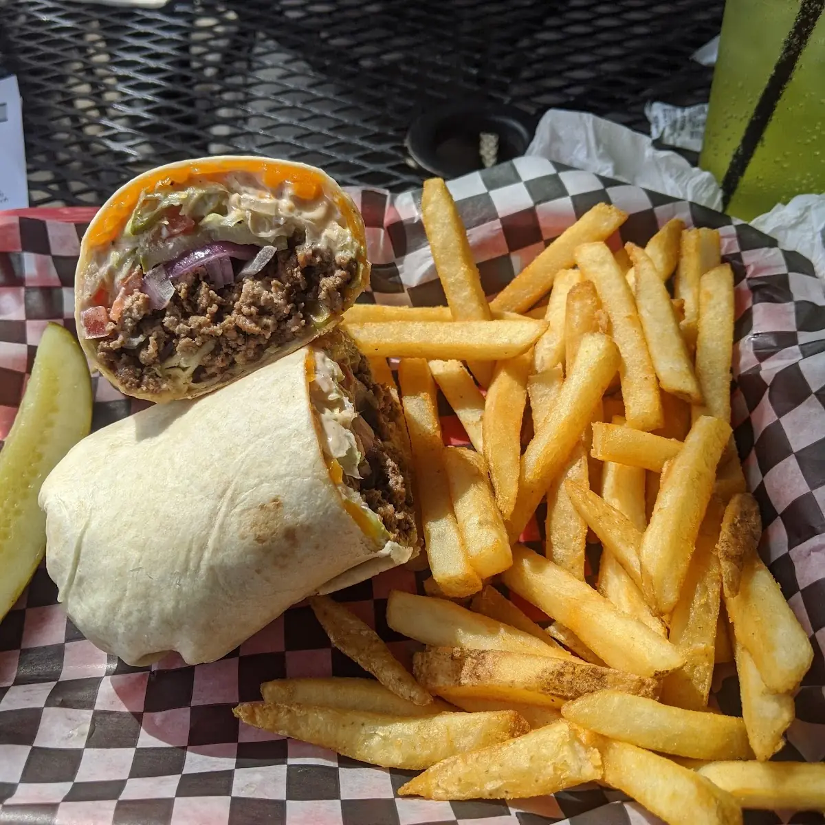 Double Cheeseburger Wrap