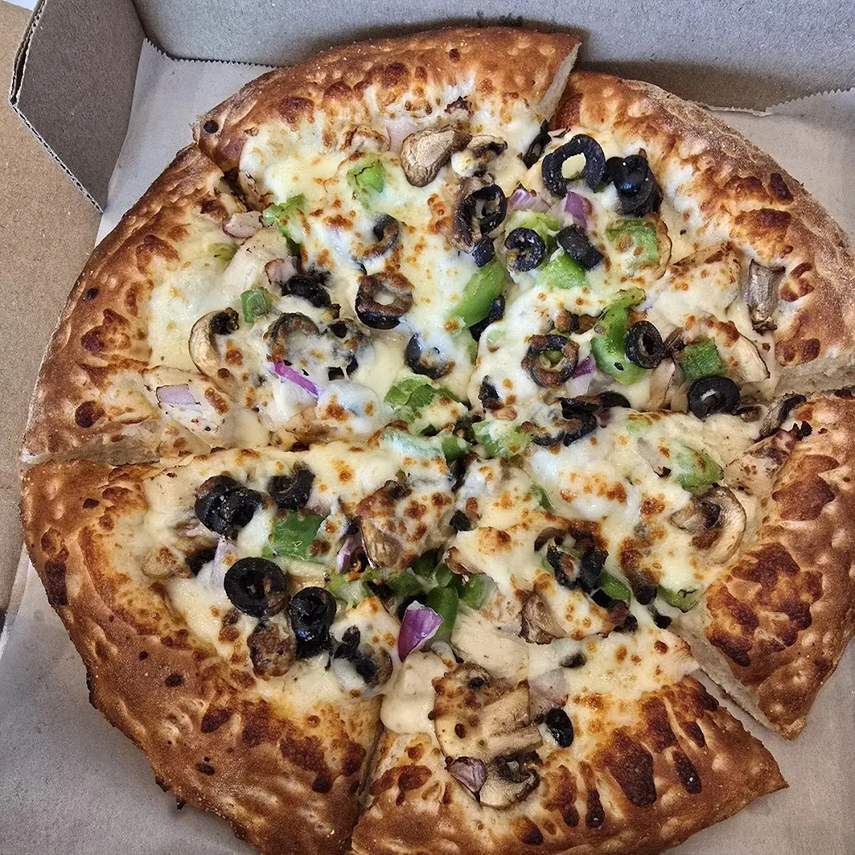 Chicken Alfredo Supreme Pizza