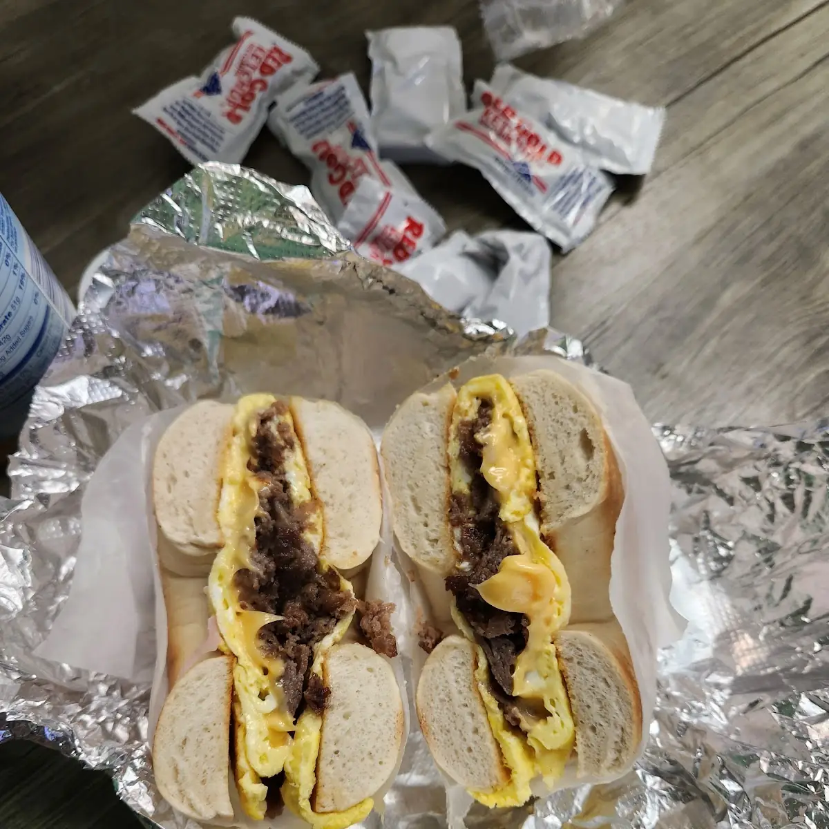 Steak Egg and Cheese Bagel