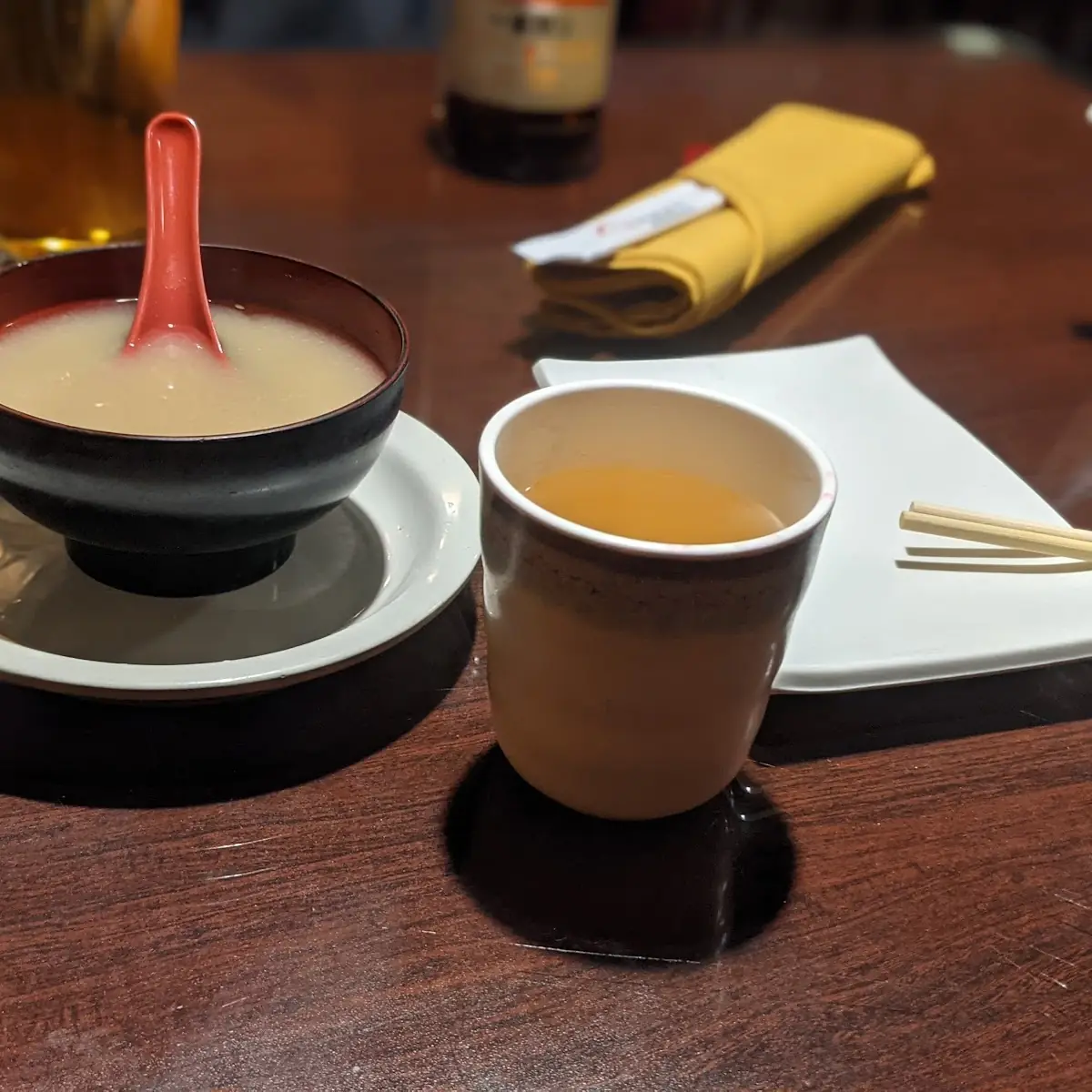 Miso Soup & Hot Tea