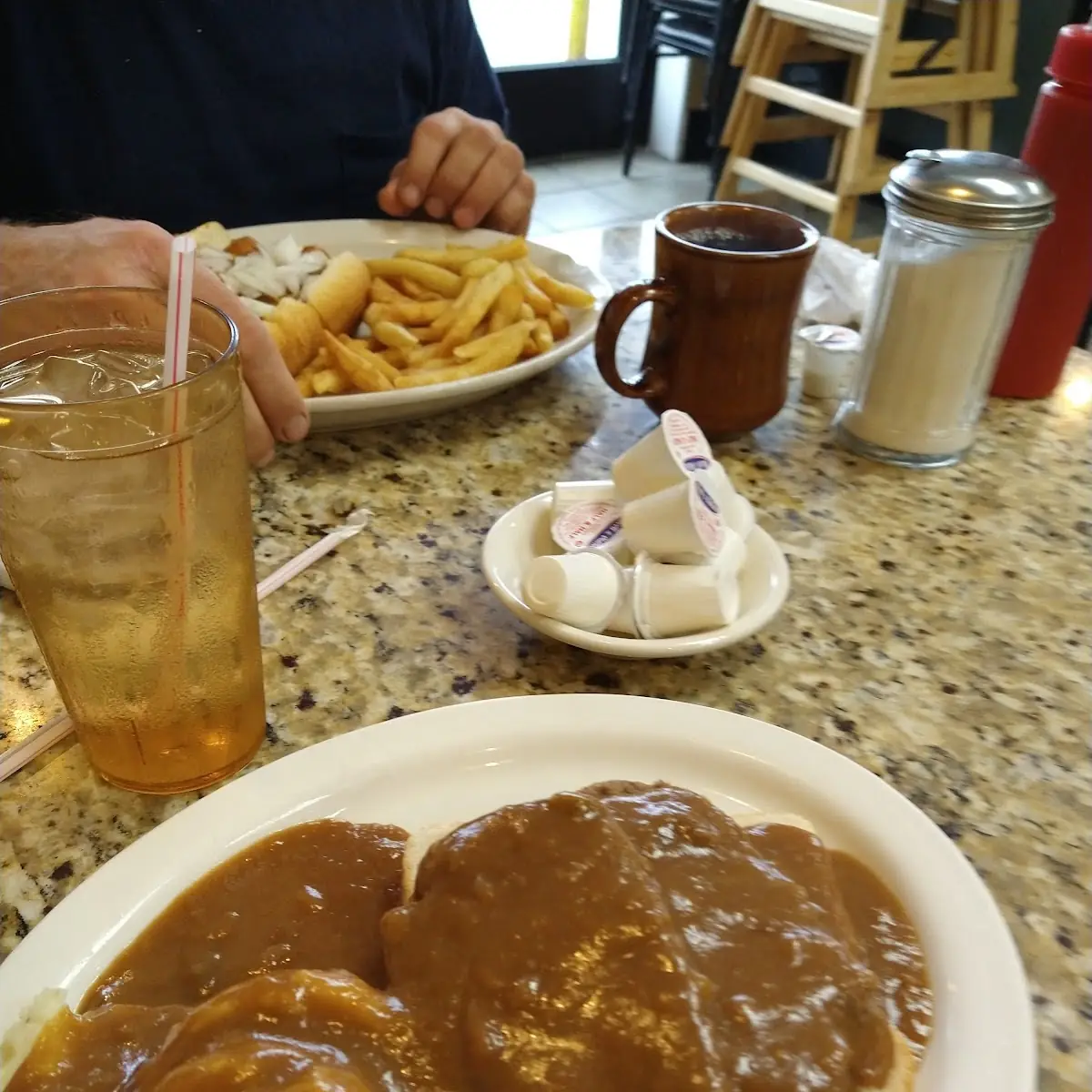Meatloaf and Mashed Potatoes and Gravy