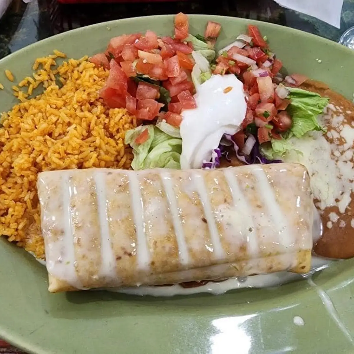 1 Taco Rice & Beans