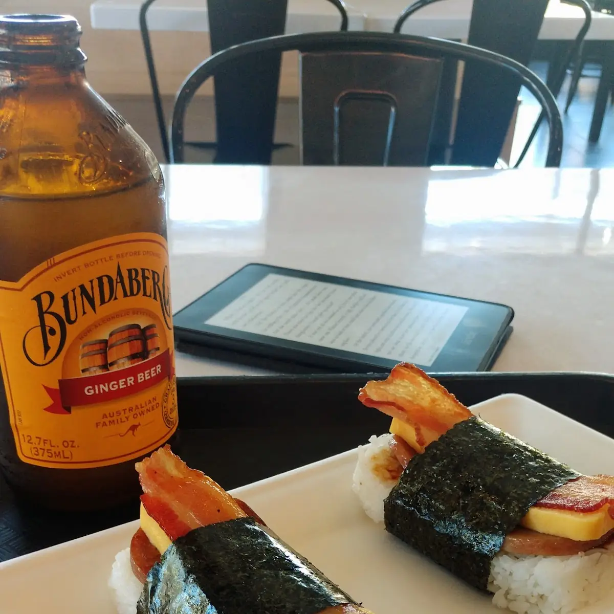 Spam Musubi with Tamago Egg and Bacon