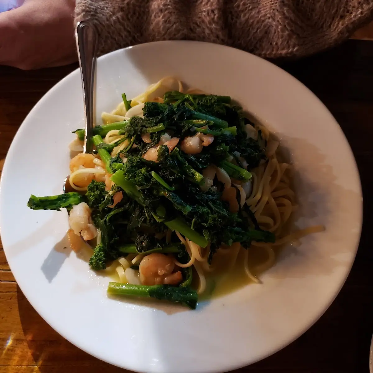 Shrimp Linguine Pescatore