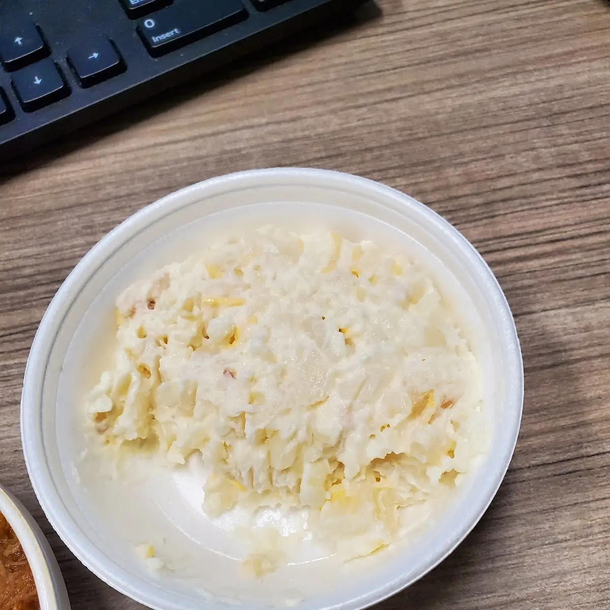 Pulled Pork Potato Salad and Baked Beans