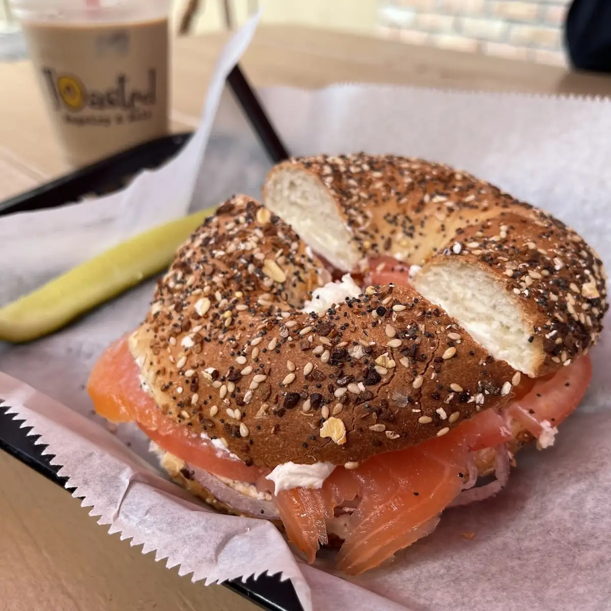 Nova Lox Bagel with Cream Cheese
