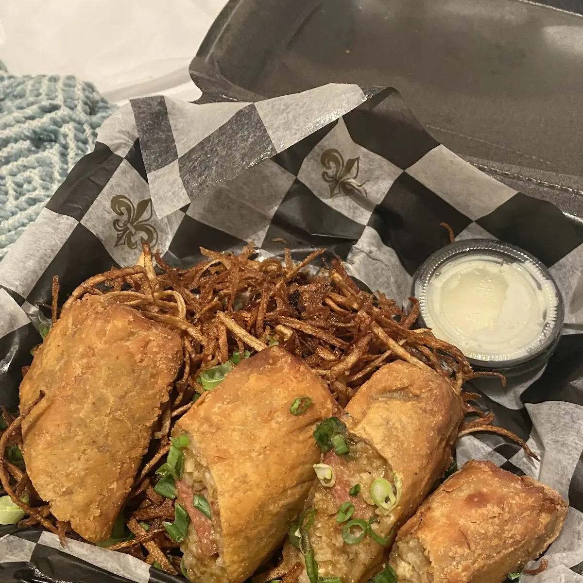 Gumbo Egg Roll