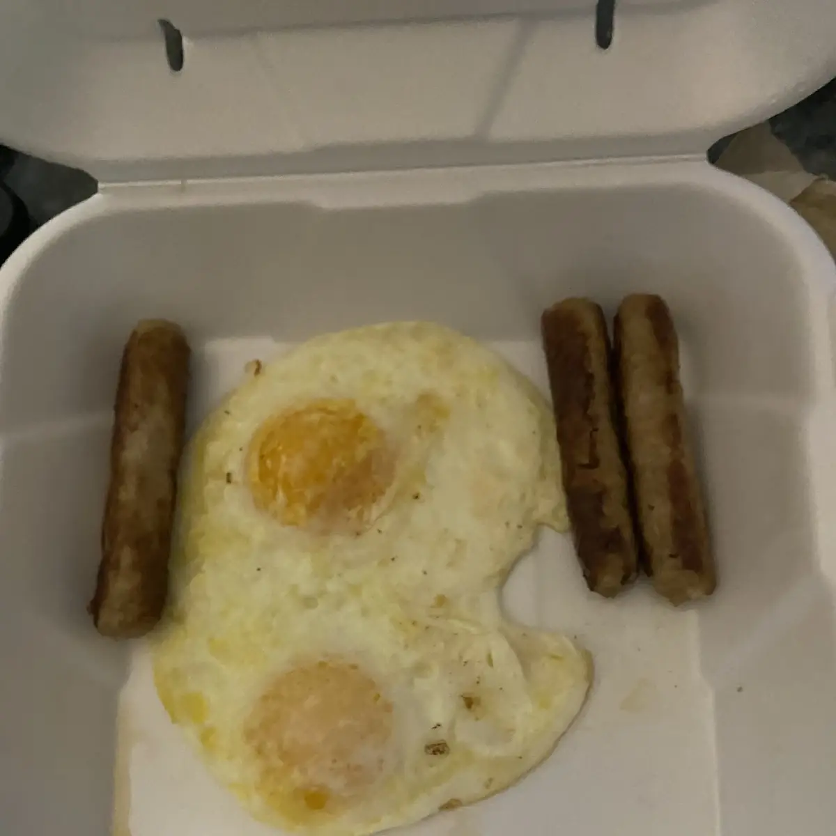 Ground Sirloin Steak & Eggs