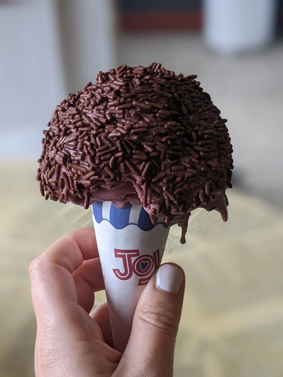 Black Raspberry with Chocolate Sprinkles