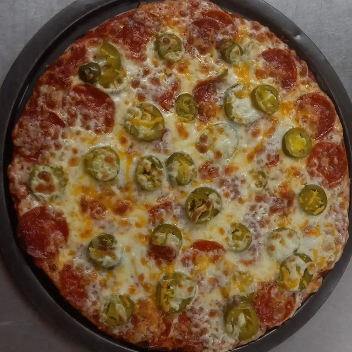 Pepperoni Pizza with chz & Japs