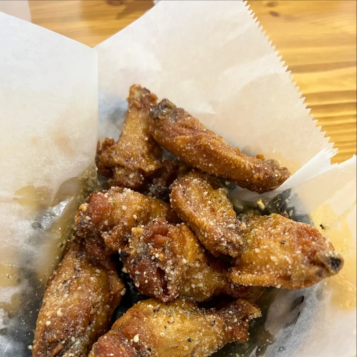 Honey Garlic Parmesan Wings