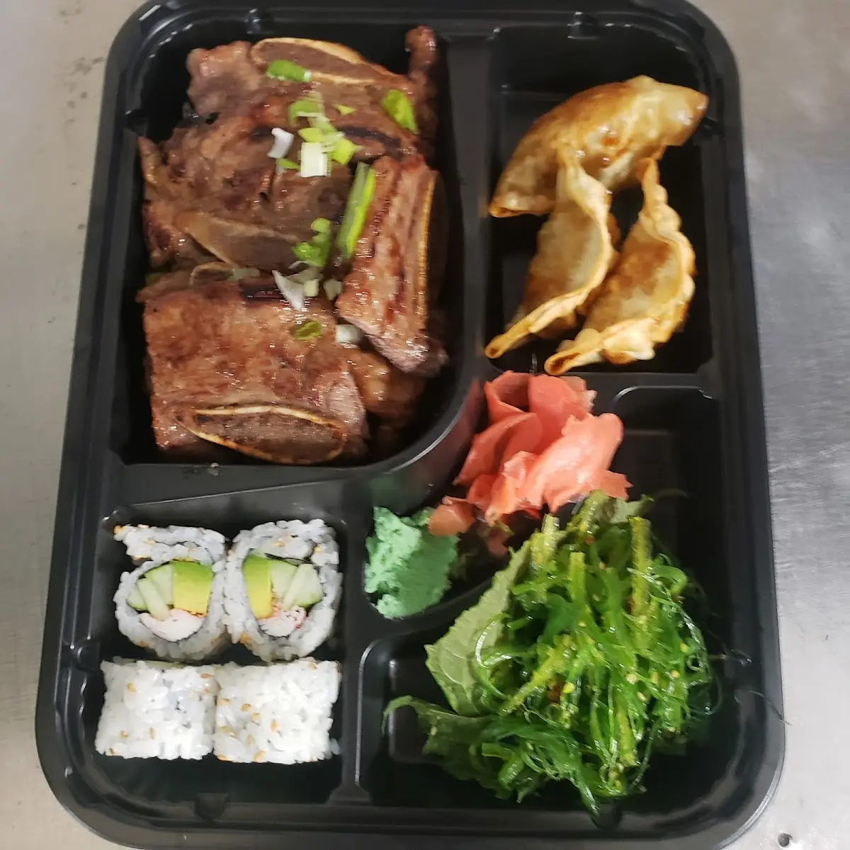 L a Beef Short Rib Bento Box