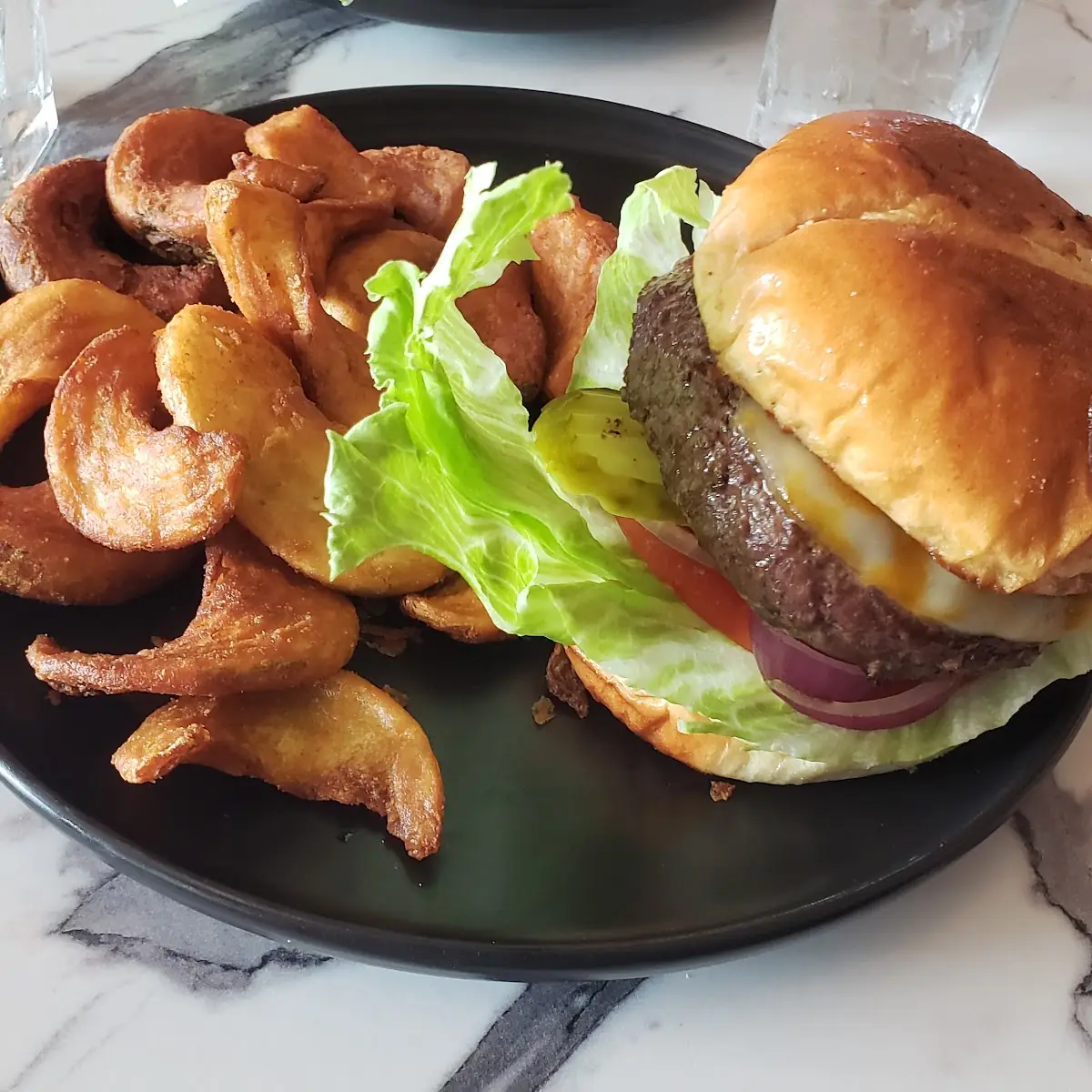 Wagyu Burger and Fries