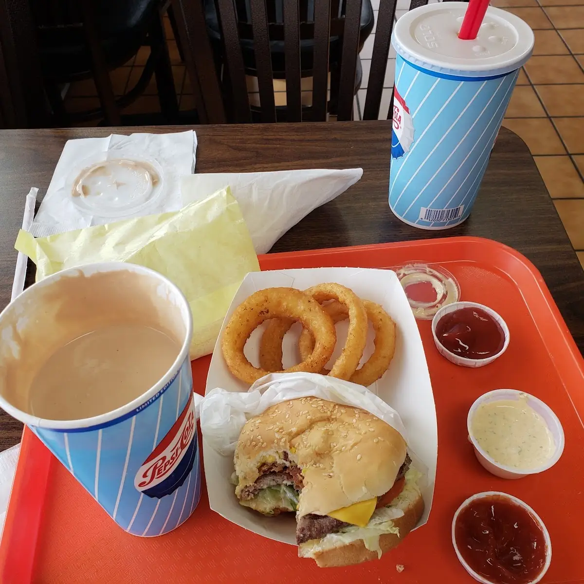 Mother Burger and Chocolate Marshmallow Malt