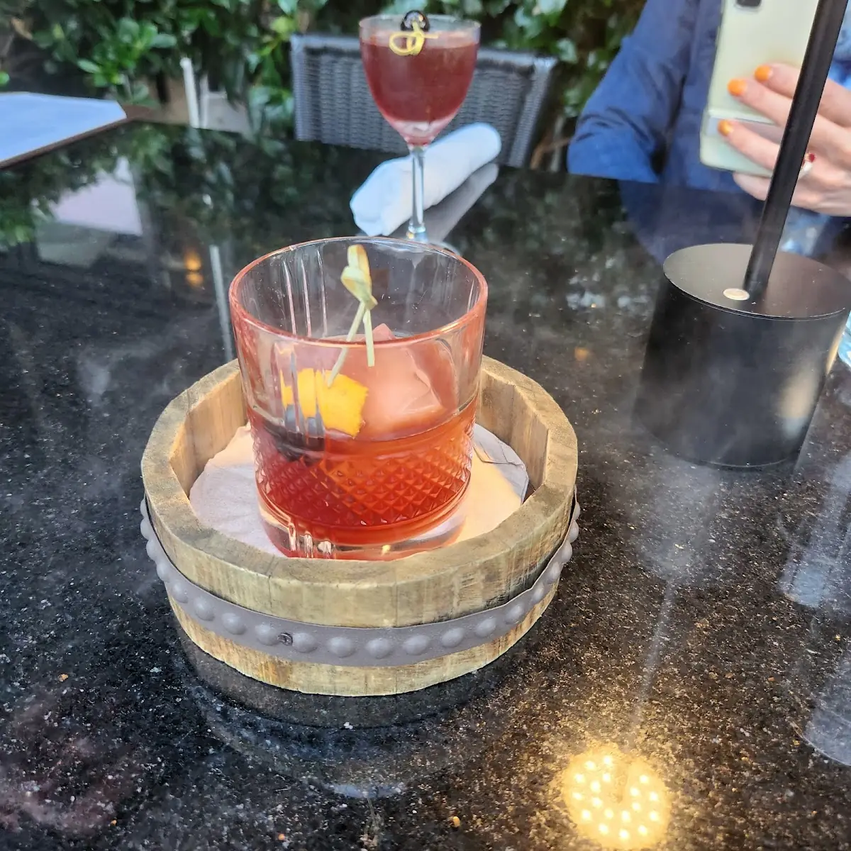 Smoked Old Fashioned Cocktail